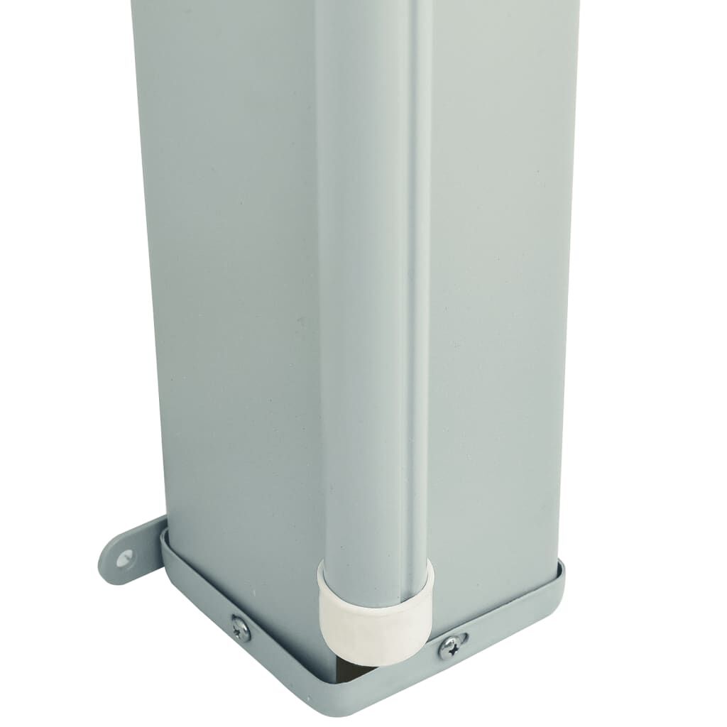 Vidaxl Toldo Lateral Retráctil Para Patio Marrón 140x600 Cm_4