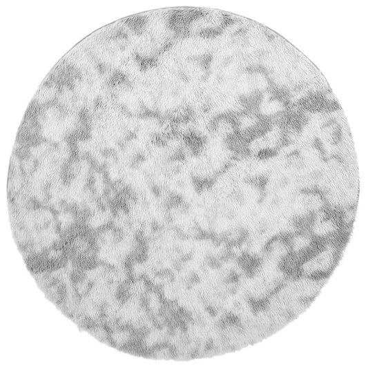 Vidaxl Alfombra De Pelo Largo Navarra Gris Plateado 160x160 Cm_0
