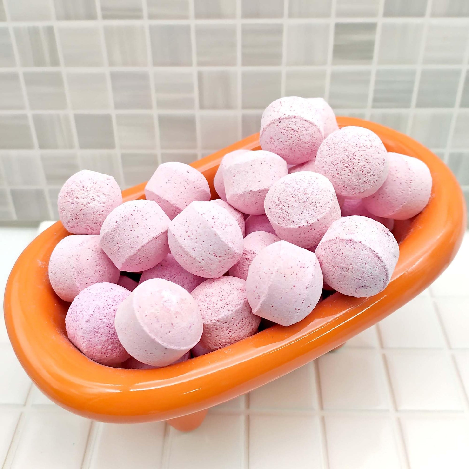 200 Mini Bombas Efervescentes Para Manicura Y Pedicura - Aroma: Frambuesa - Pack Especial Profesionales_2