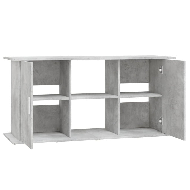 Vidaxl Soporte Para Acuario De Hormigón Gris 121x41x58 Cm De Madera Sintética_5