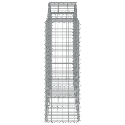 Cestas Gaviones 30 Uds Forma De Arco Hierro 200x50x120/140 Cm_4