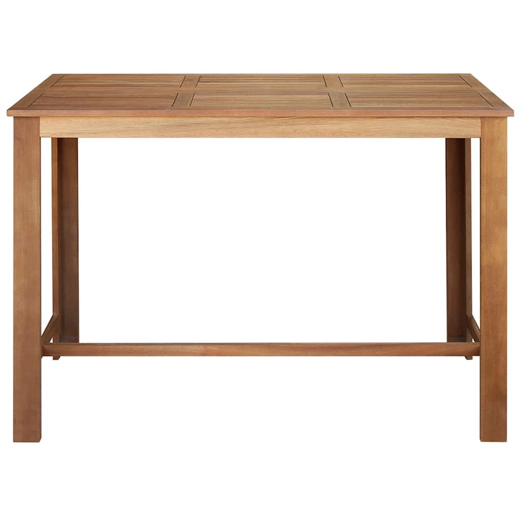 Mesa De Bar De Madera Maciza De Acacia 150x70x105 Cm_2