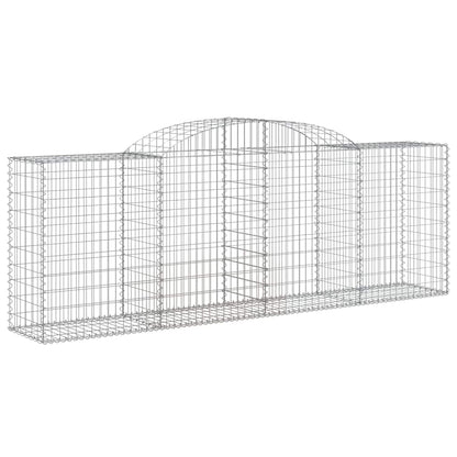Cestas De Gaviones 10 Uds Forma De Arco Hierro 300x50x100/120cm_2