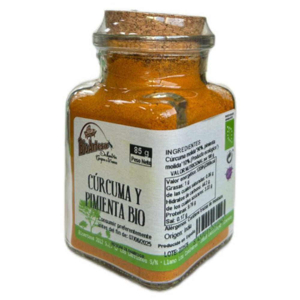 Cúrcuma Y Pimienta Molida Bio 85 Gr_0