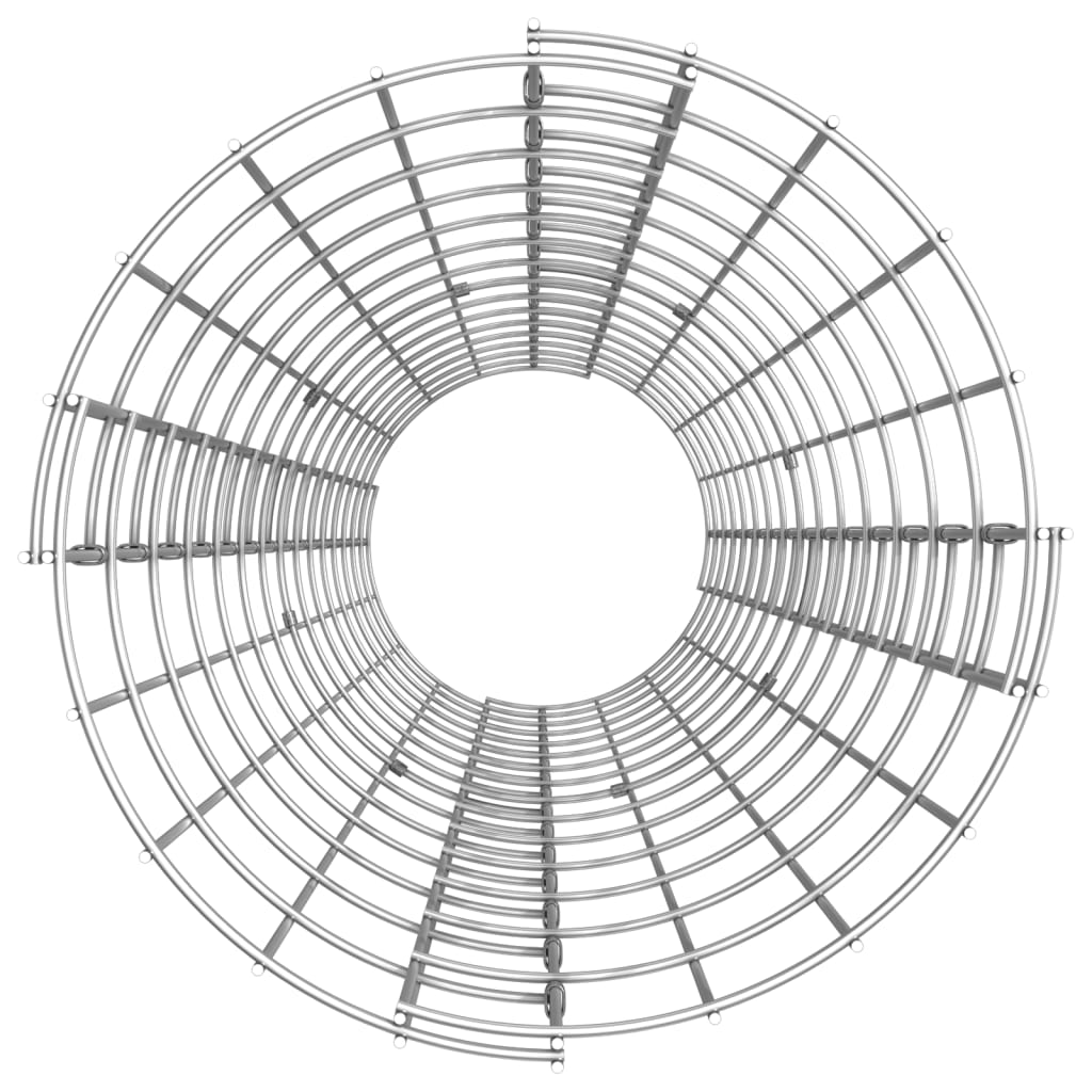 Poste Circular De Gaviones Acero Galvanizado Ø30x150 Cm / Vetonek_2