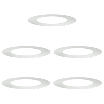 Adecuado Para Anillos De Árbol Plano 5 Pcs Plateado Ø50 / 80 Cm_0