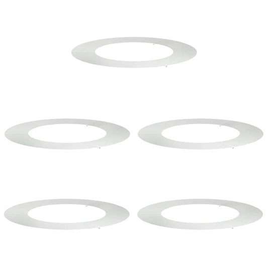 Adecuado Para Anillos De Árbol Plano 5 Uds. Plateado Ø50/80 Cm_0