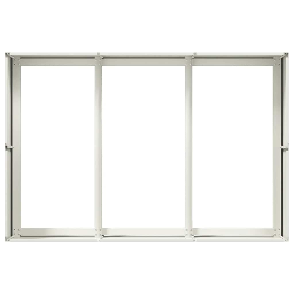 Jardinera Acero Blanco 120x80x40 Cm_4