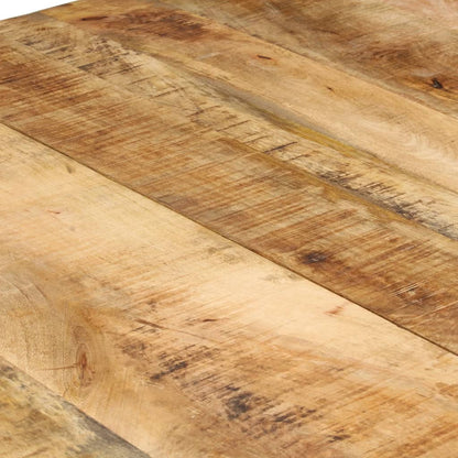 Mesa De Comedor De Madera De Mango Rugosa 160x80x76 Cm_4