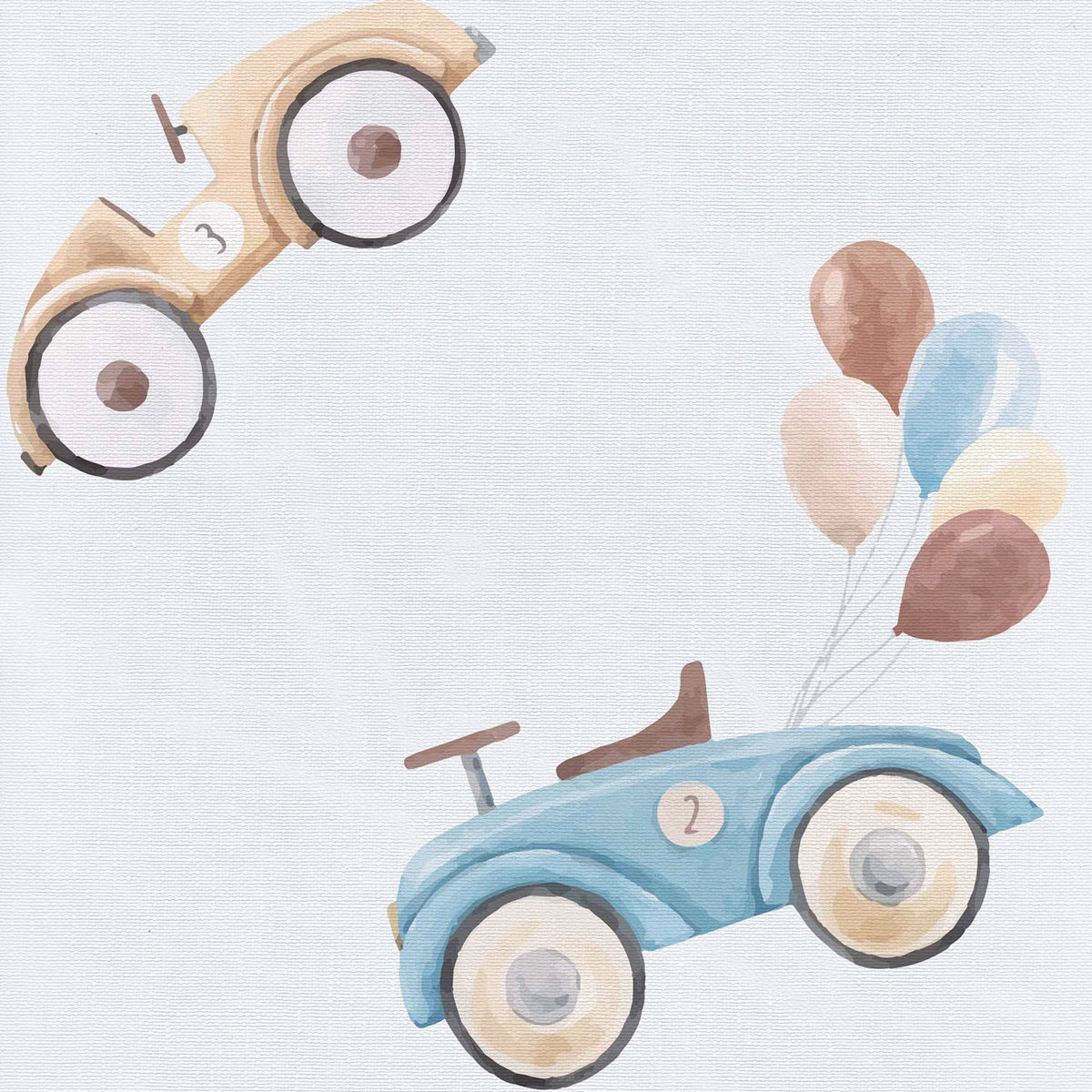Cambiador Blando Para Comoda T-m Retro Cars 75x72 Cm_1
