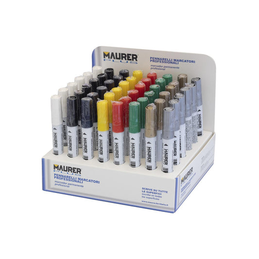 Expositor Rotulador Marcador Obra Profesional Pintura Permanente 48 Piezas_0