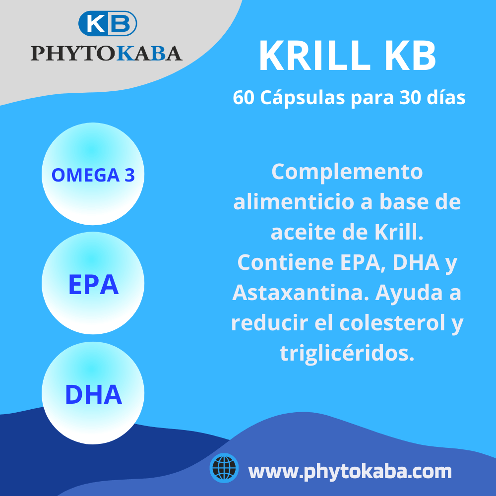Krill Kb 60 Perlas Con Dha Y Epa. Omega 3