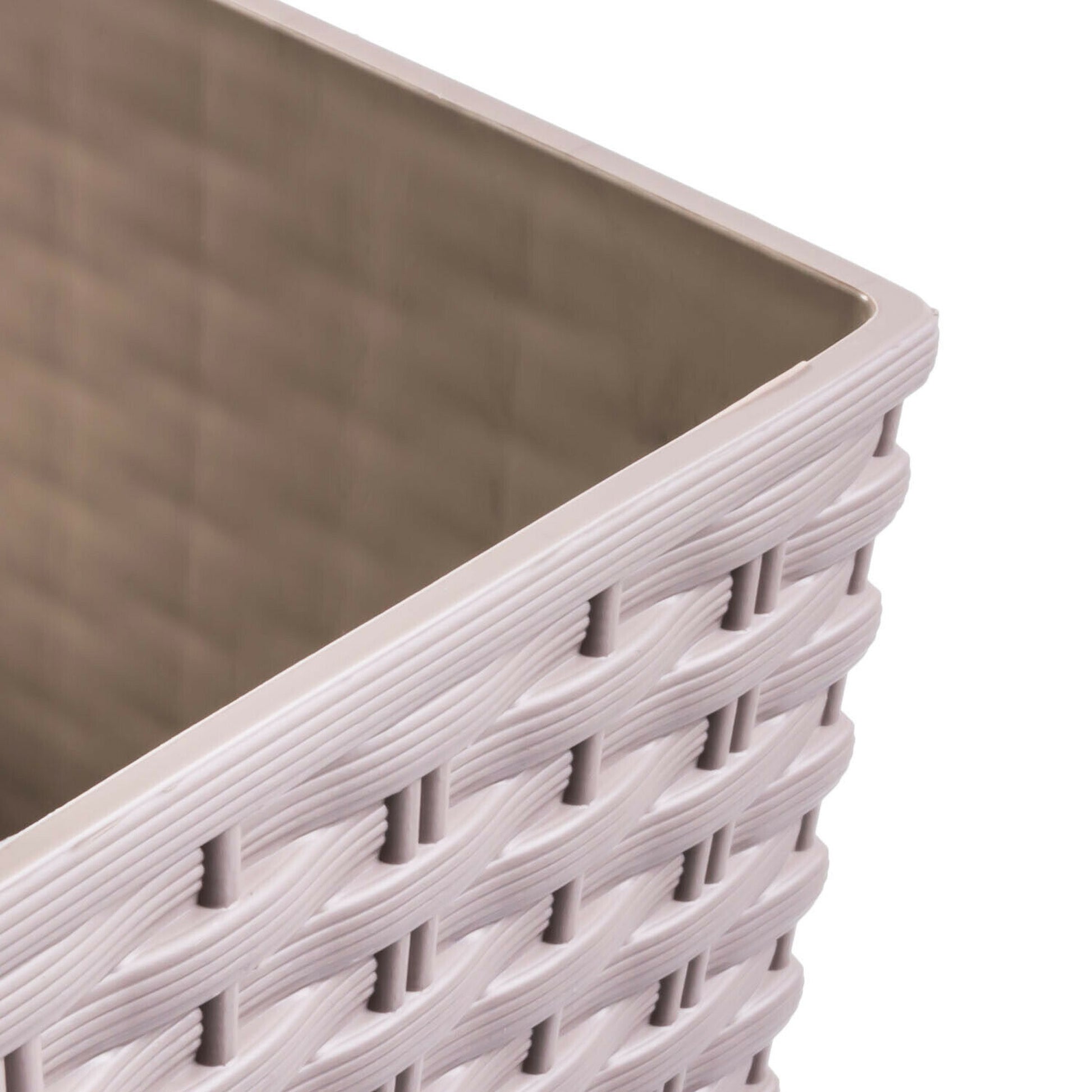 Maceta Rato 10 Litros Con Cubilete Para Plantar En Color Mocca 22,3 X 22,3 X 22,8 Cm._5