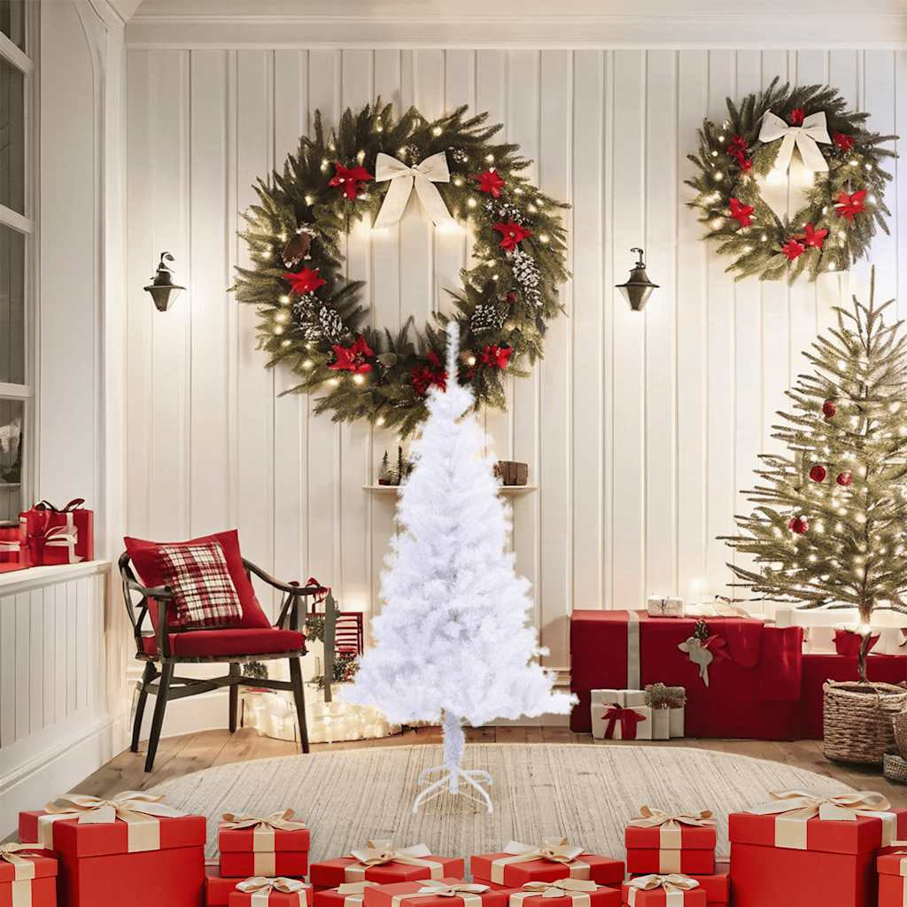 Vidaxl Árbol De Navidad Artificial Con Soporte 230 Ramas 120 Cm_1
