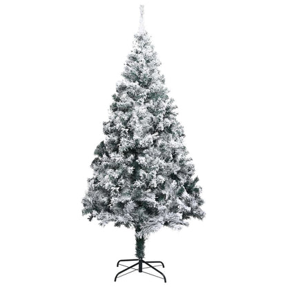 Vidaxl Árbol De Navidad Artificial Con Nieve Pvc Verde 300 Cm_1
