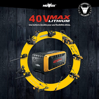 Mowox Recortabordes De Bateria 40 V, Ancho De Corte 32 Cm. No Incluye Bateria Ni Cargador_5