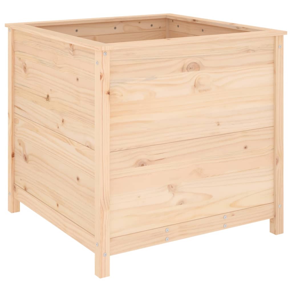Jardinera Madera Maciza De Pino 82,5x82,5x78 Cm_0