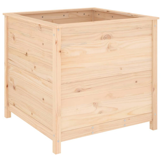 Jardinera Madera Maciza De Pino 82,5x82,5x78 Cm_0