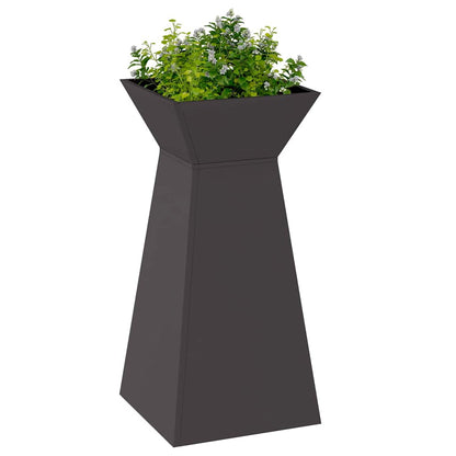 Maceta Pilar 2 Uds. Negro 35 X 35 X 73 Cm_2