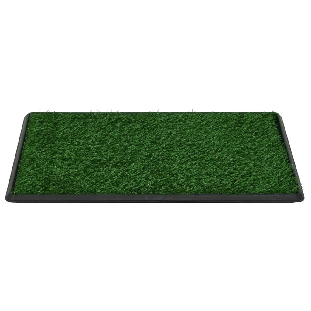 Vidaxl Inodoro Mascotas Con Bandeja Césped Artificial Verde 76x51x3 Cm_3