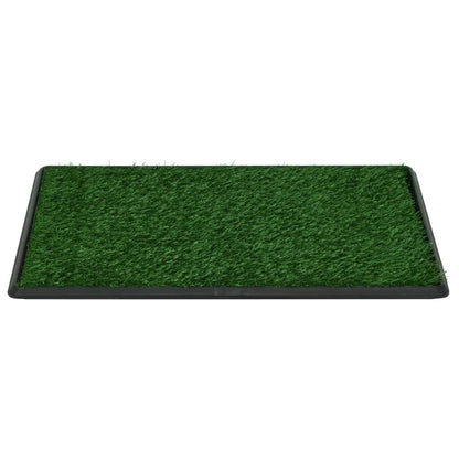 Vidaxl Inodoro Mascotas Con Bandeja Césped Artificial Verde 76x51x3 Cm_3