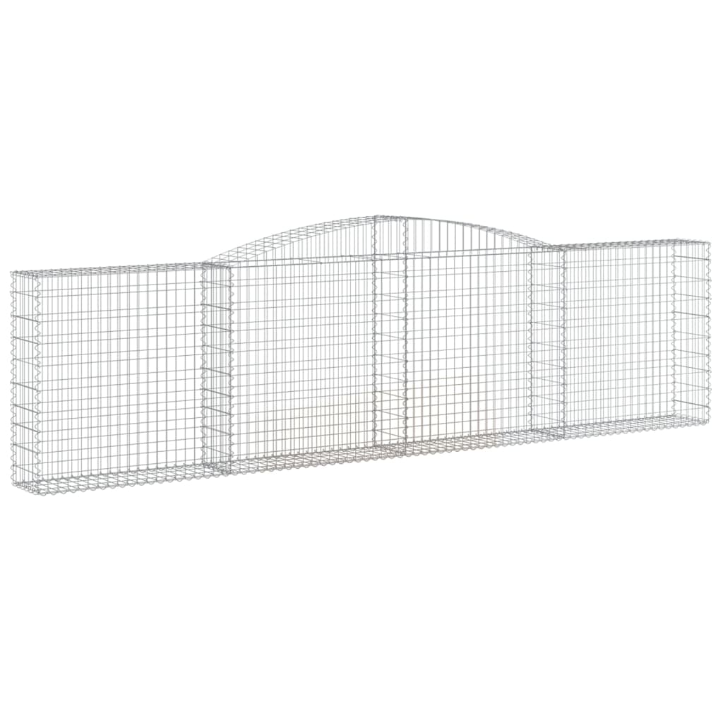 Cestas De Gaviones 20 Uds Forma De Arco Hierro 400x30x100/120cm_2