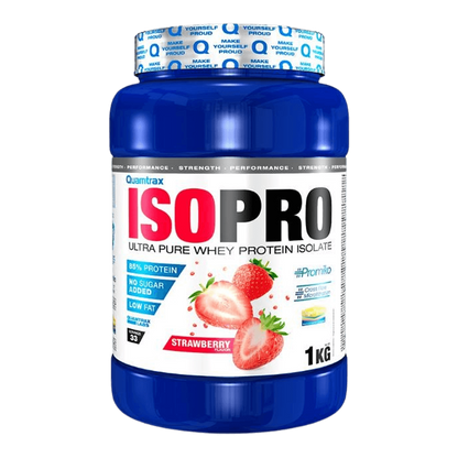 Isopro Cfm - 1kg - Fresa - Proteína De Aislado De Suero Isolate - Quamtrax_0