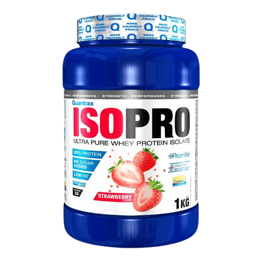 Isopro Cfm - 1kg - Fresa - Proteína De Aislado De Suero Isolate - Quamtrax_0