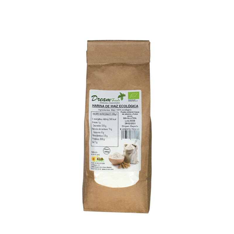 Harina De Maiz Sin Gluten Bio 500g Dream Food_0