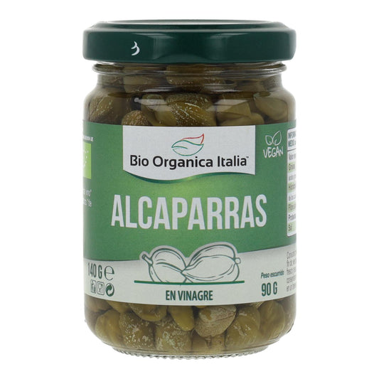 Alcaparra en Vinagre Bio Organica Italia 140 gr