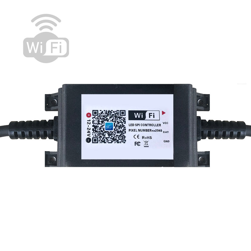 Controlador Wifi Spi Rf Music Magic Home App, Ip65_1