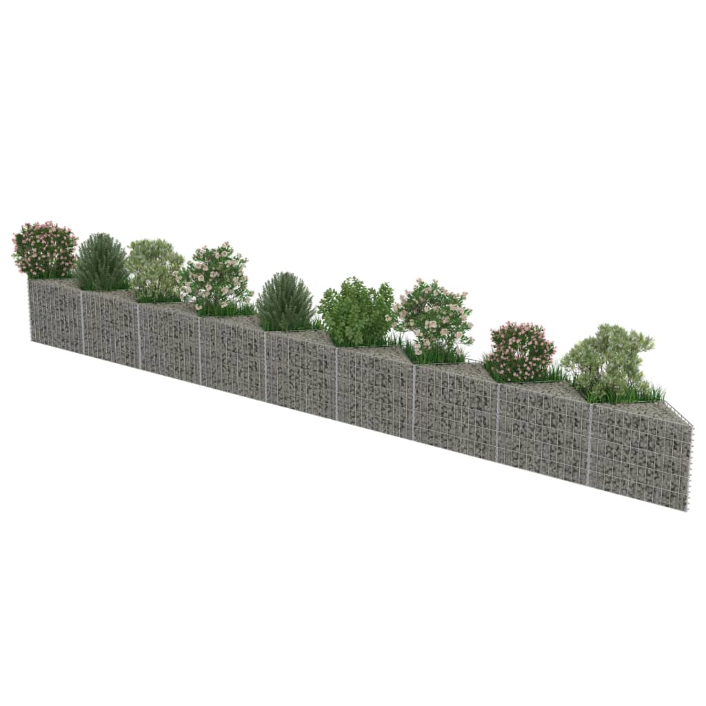 Muro De Gaviones De Acero 630x30x50 Cm / Vetonek_0