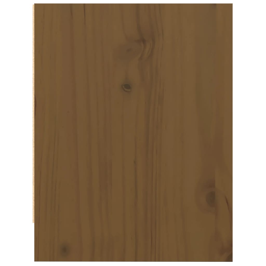Mesitas De Noche 2 Uds Madera De Pino Marrón Miel 40x30,5x40 Cm_3