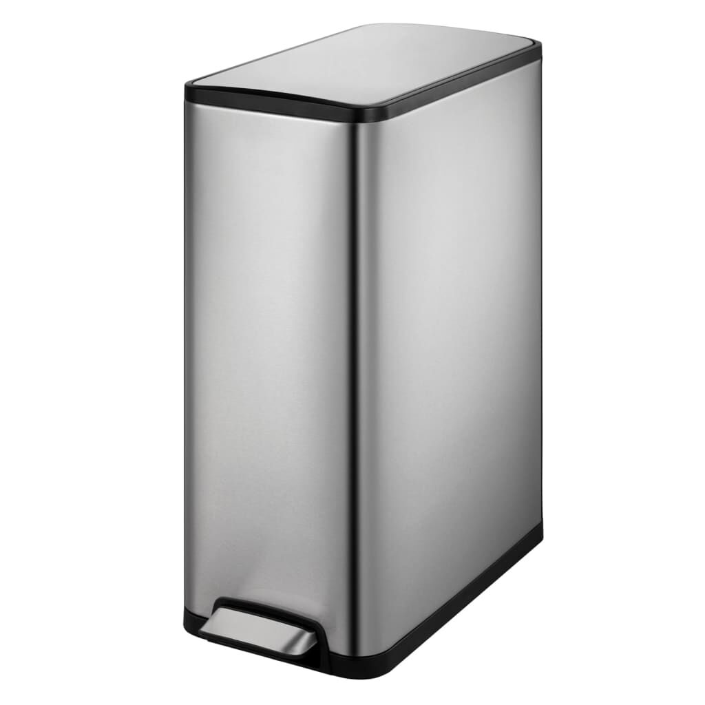 Eko Cubo De Pedal Ecoslim 2x20 L Plateado Mate_0