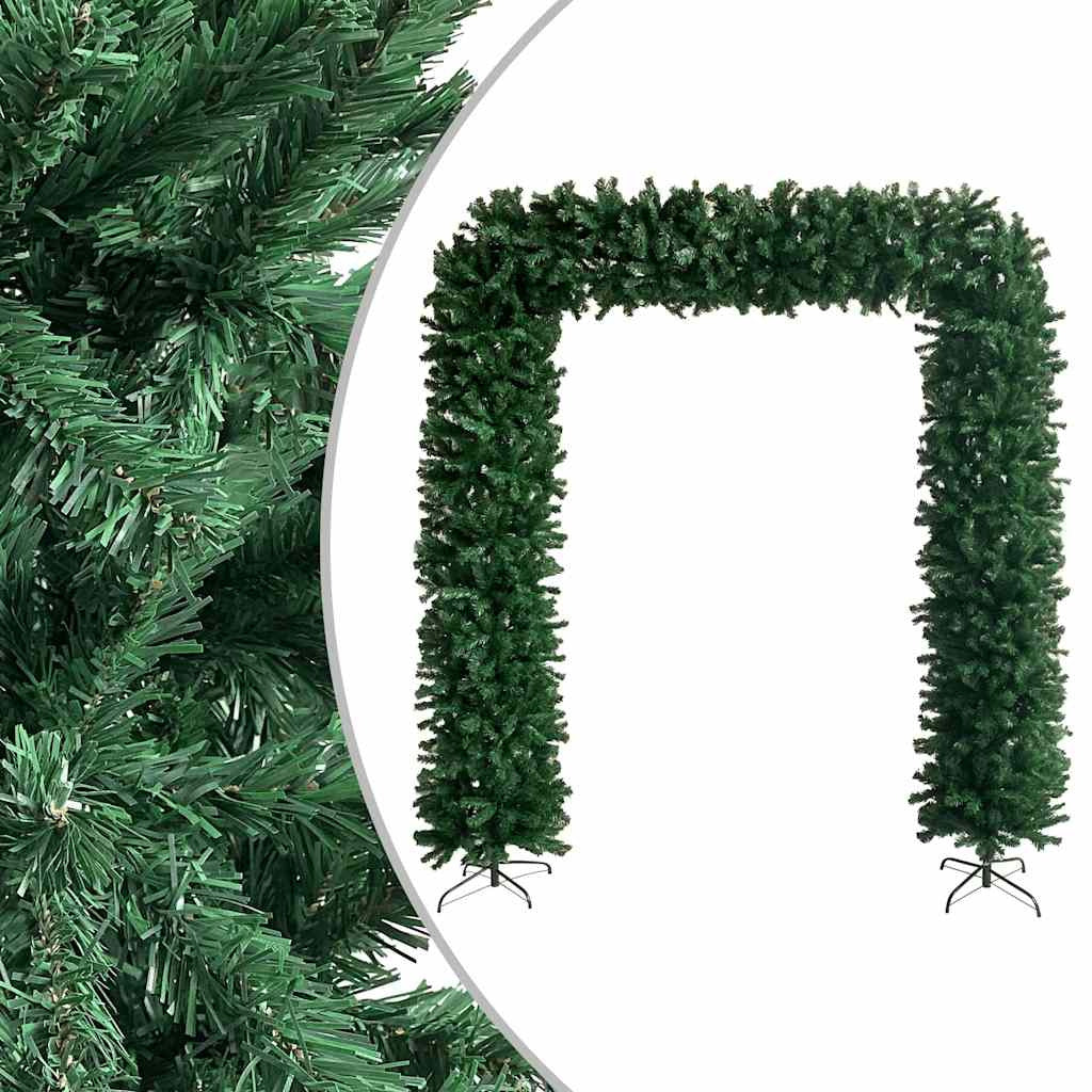 Vidaxl Set De Arco Del Árbol De Navidad Con Led Y Bolas Verde 240 Cm_1