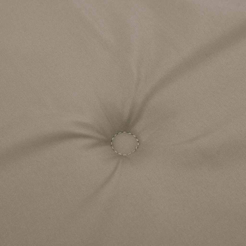 Vidaxl Cojín De Banco De Jardín Tela Oxford Gris Taupé 200x50x4 Cm_4