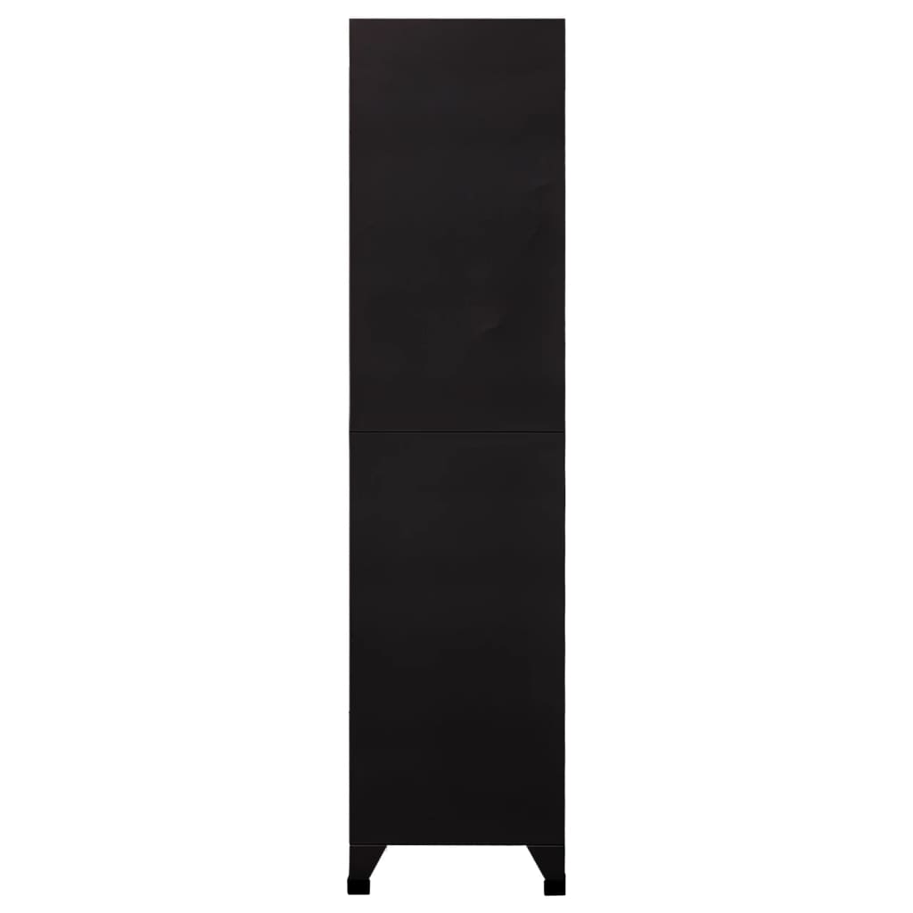 Taquilla De Acero Negro 90x40x180 Cm_3