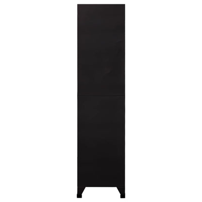 Taquilla De Acero Negro 90x40x180 Cm_3