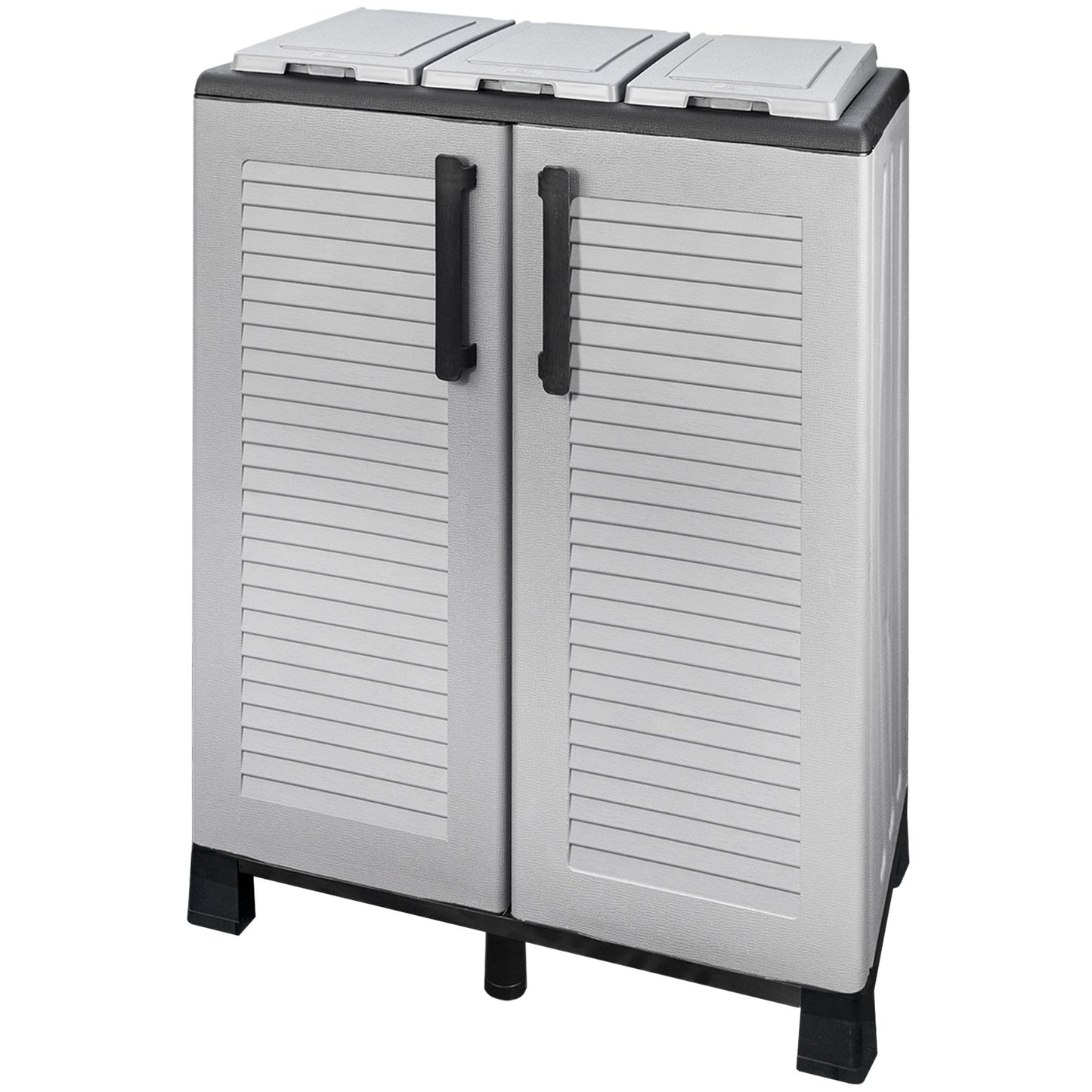 Armario De Media Altura En Polipropileno De La Linea Eco, Práctico Para Aprovechar Al Maximo El Espacio, L 680 X P370 X H 900 Mm._0