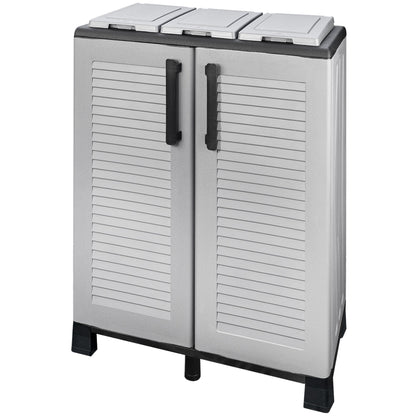 Armario De Media Altura En Polipropileno De La Linea Eco, Práctico Para Aprovechar Al Maximo El Espacio, L 680 X P370 X H 900 Mm._0