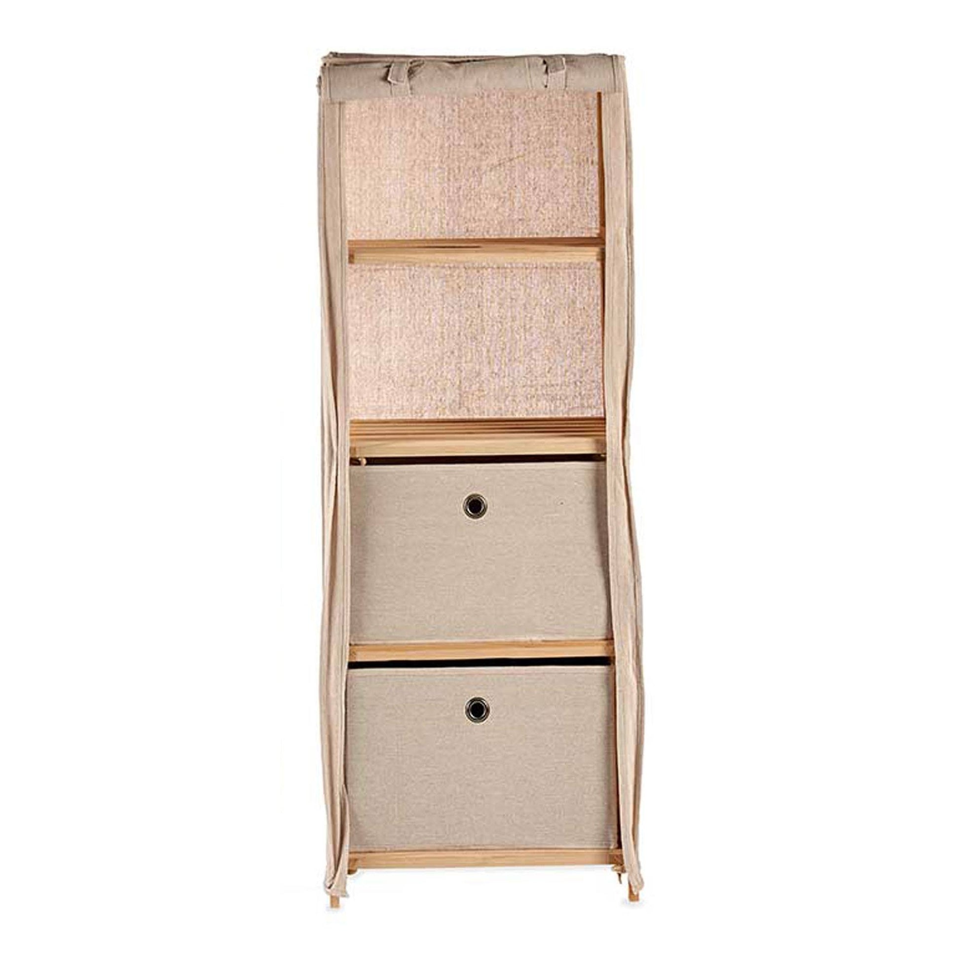 Estantería Tela 2 Cajones Natural - Colección Kipit