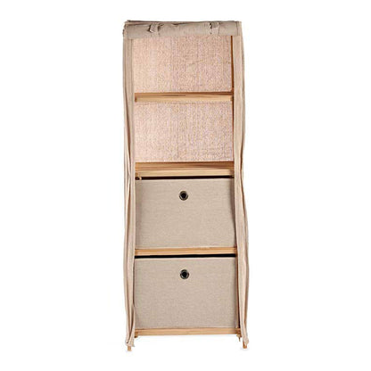 Estantería Tela 2 Cajones Natural - Colección Kipit