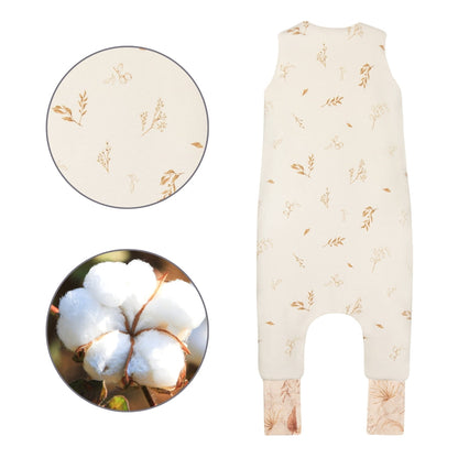 Saco De Dormir Con Pies Reversible T-s Jersey Algodón Bohemian Sand-bohemian Botanic_2
