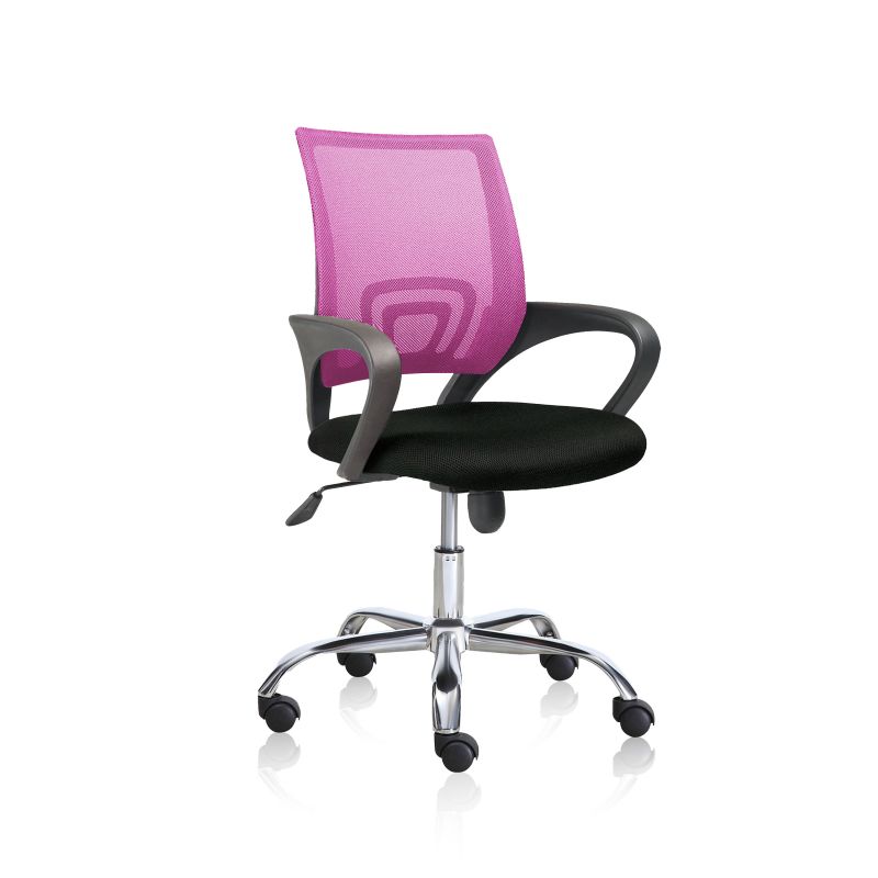 Silla De Oficina Logic Tejido, Negro, 60 X 90-102 X 60cm_0