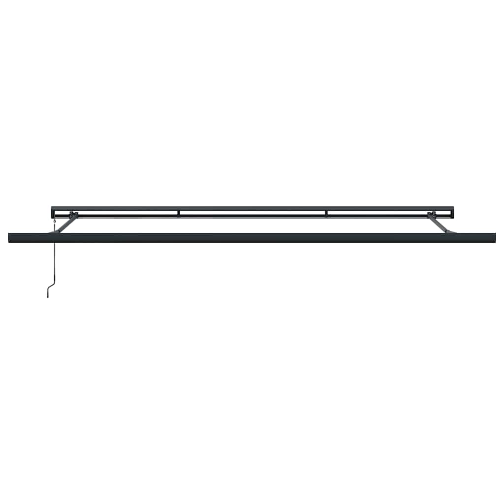 Toldo Retráctil Aluminio Y Tela Naranja Y Marrón 4x3 M_4