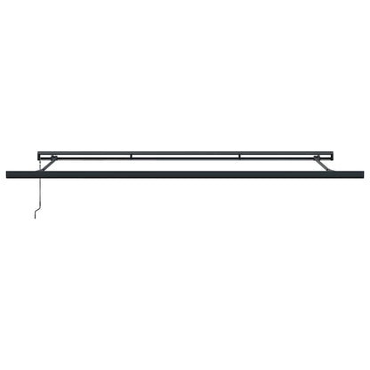 Toldo Retráctil Aluminio Y Tela Naranja Y Marrón 4x3 M_4