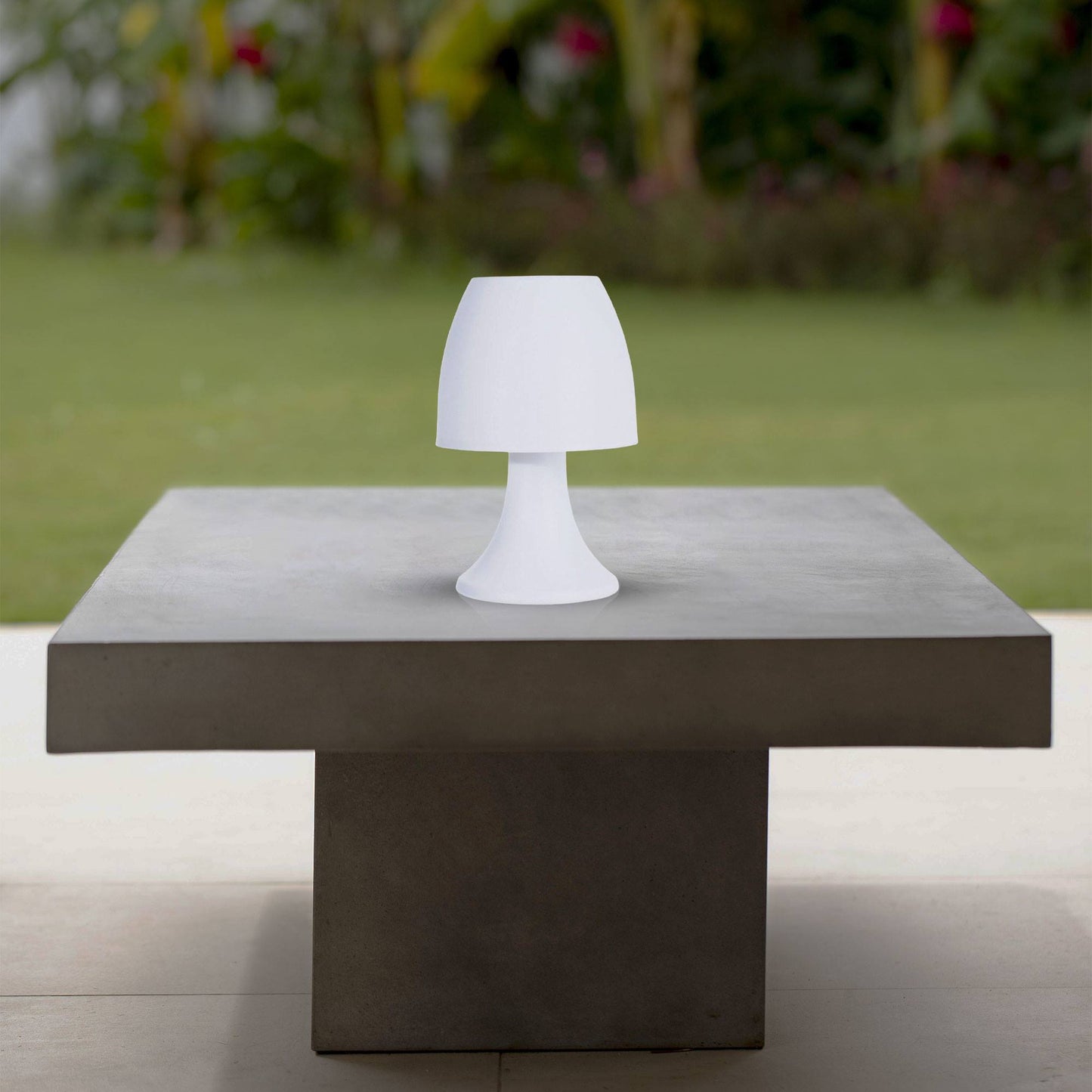 Well Home Lampara De Mesa Color Blanco Ø12x19,2cm