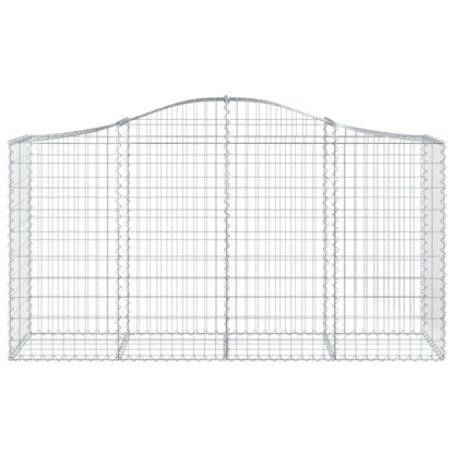 Cestas De Gaviones 40 Uds Forma De Arco Hierro 200x50x100/120cm_3