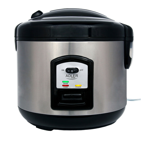 Arrocera, Cocedero De Arroz, 1,5 L, Función Cocinar Y Mantener Caliente, Apagado Automático Adler Ad6406 Plata_0