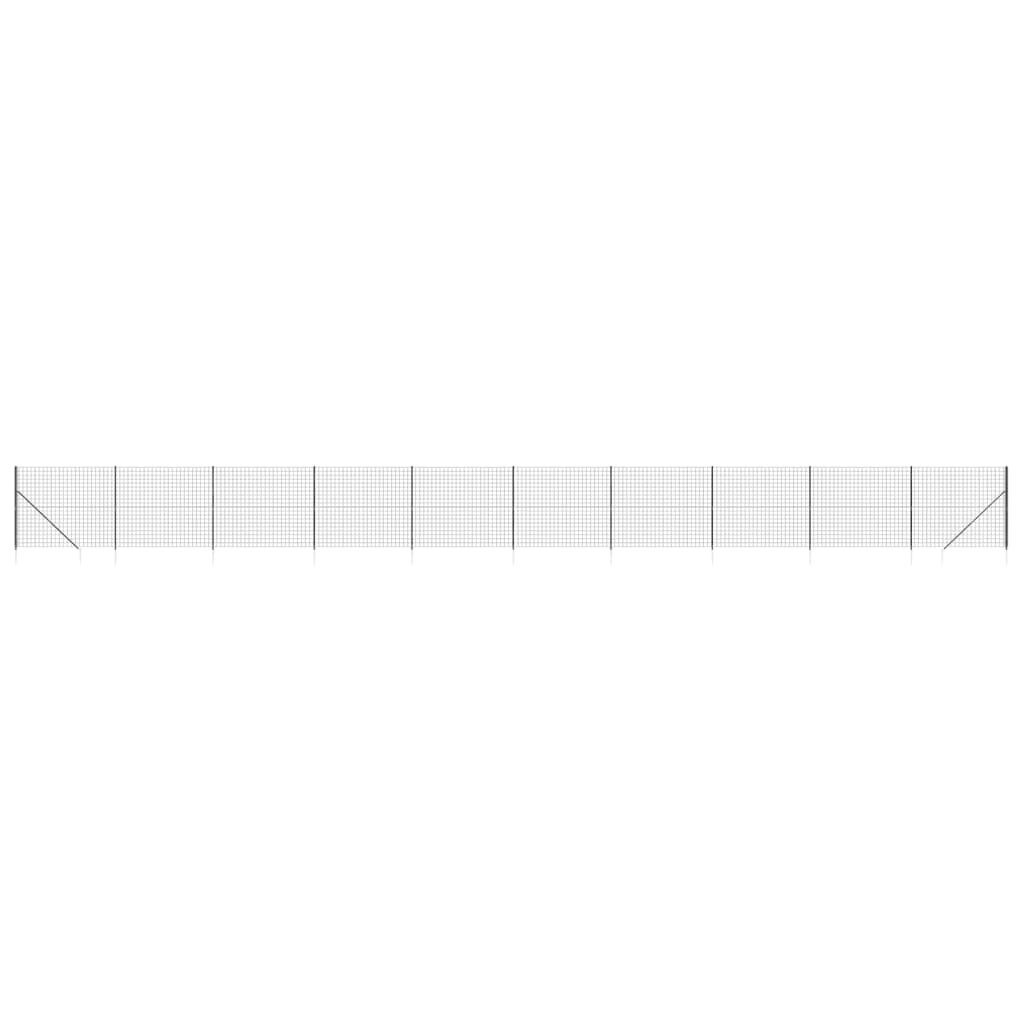Cerca De Alambre Con Pinchos De Anclaje Gris Antracita 2,2x25 M / Vetonek_0